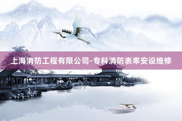 上海消防工程有限公司-专科消防表率安设维修